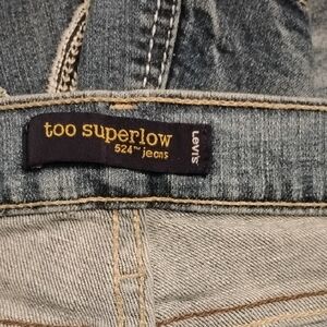 Levi's 524 Too Superlow Jeans in Blue Denim